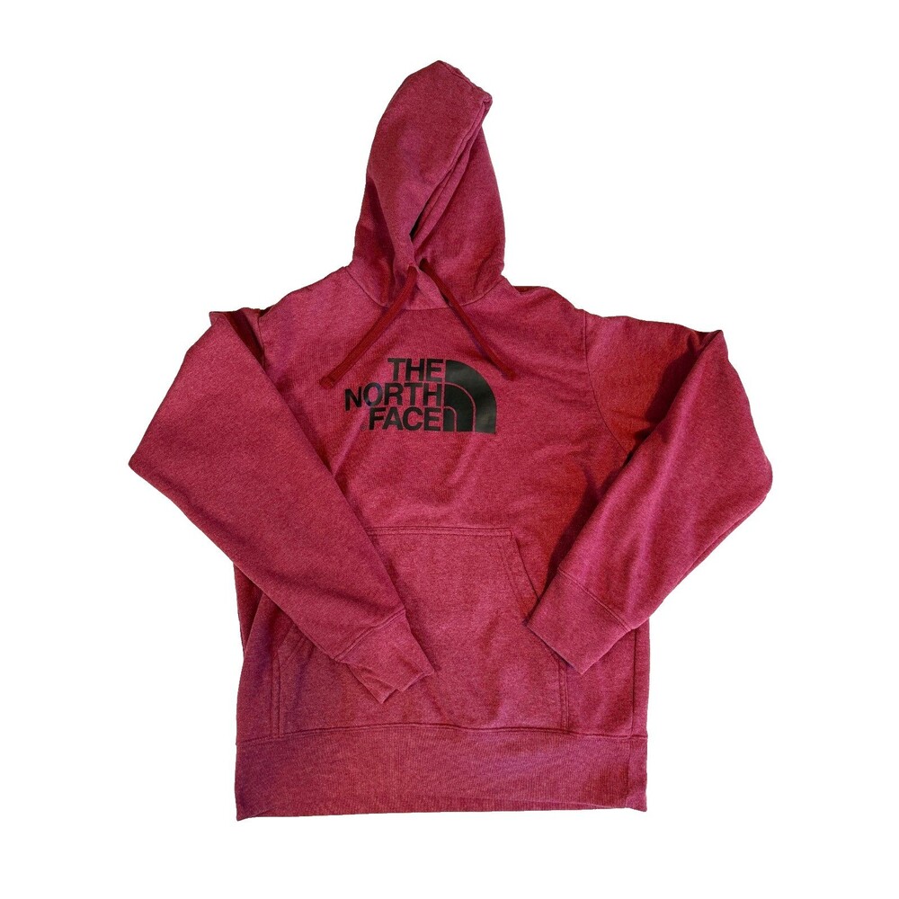 The North Face Hoodie Men’s Small Red Pullover Large Black Logo TNF Fleece GUC